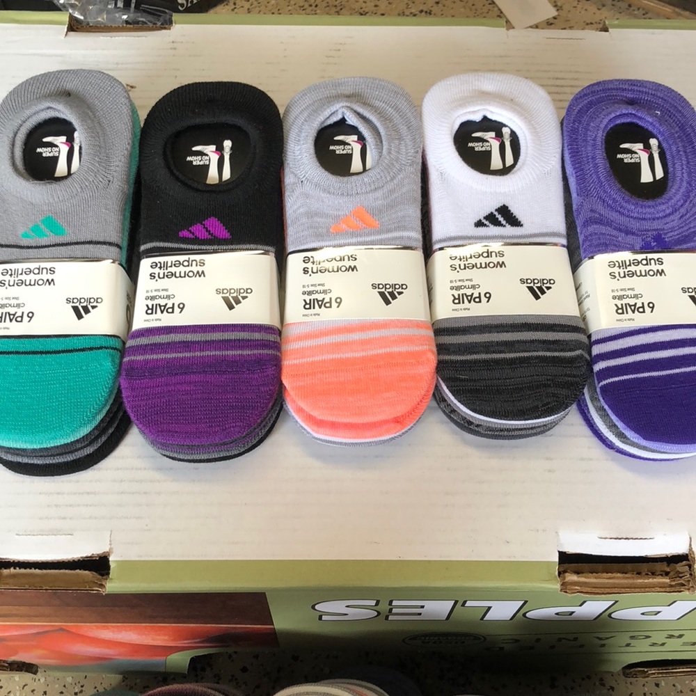 FOUR Sets of Adidas Socks!